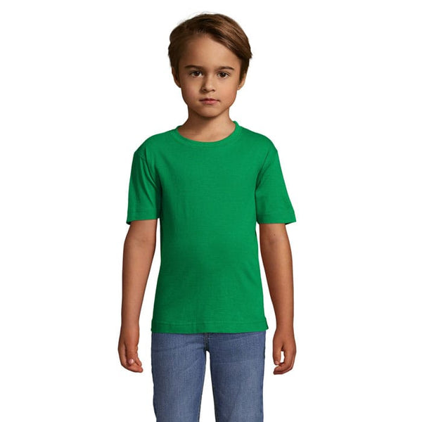 T-Shirt Regent Kids  150G verde / M - personalizzabile con logo