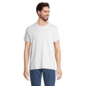 T-Shirt Regent V  V-Neck Bianco / XS - personalizzabile con logo