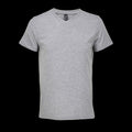 T-Shirt Regent V  V-Neck grigio / XS - personalizzabile con logo