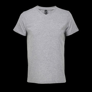 T-Shirt Regent V  V-Neck grigio / XS - personalizzabile con logo