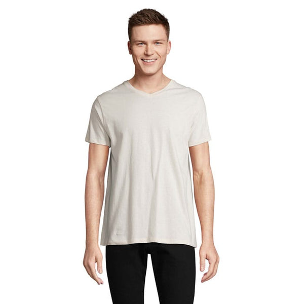 T-Shirt Regent V  V-Neck natural / XS - personalizzabile con logo