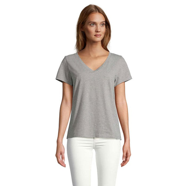T-Shirt Regent V  Women grigio / XS - personalizzabile con logo