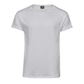 T-shirt Roll-Up Tee bianco / S - personalizzabile con logo