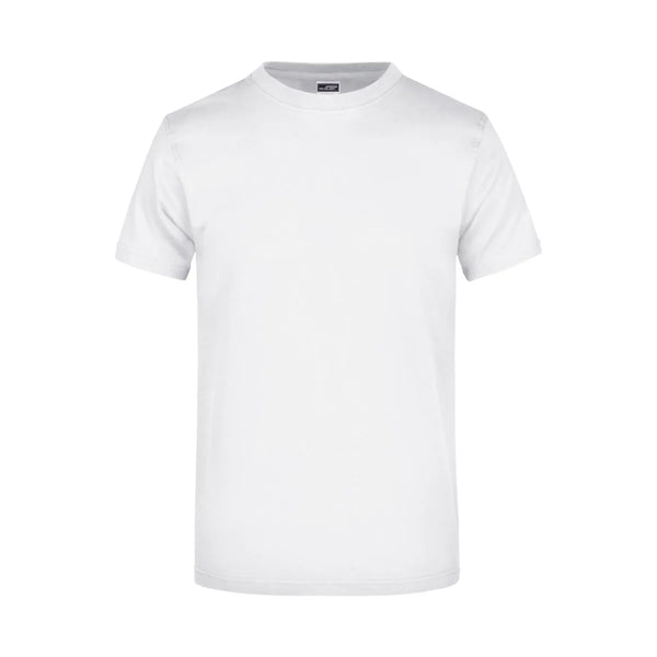 T-shirt Round-t Heavy bianco / S - personalizzabile con logo