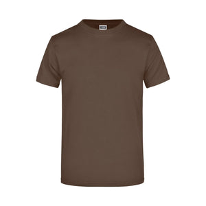 T-shirt Round-t Heavy marrone / S - personalizzabile con logo