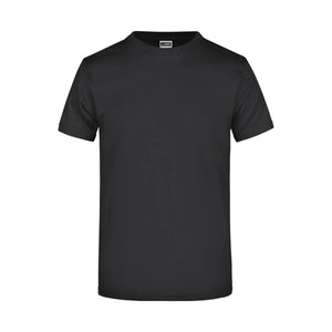 T-shirt Round-t Heavy nero / S - personalizzabile con logo