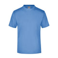 T-shirt Round-t-medium (150g/m²) azzurro / S - personalizzabile con logo
