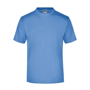 T-shirt Round-t-medium (150g/m²) azzurro / S - personalizzabile con logo