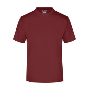 T-shirt Round-t-medium (150g/m²) bordeaux / S - personalizzabile con logo