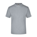 T-shirt Round-t-medium (150g/m²) grey-heather / S - personalizzabile con logo