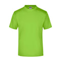 T-shirt Round-t-medium (150g/m²) lime-green / S - personalizzabile con logo