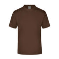T-shirt Round-t-medium (150g/m²) marrone / S - personalizzabile con logo