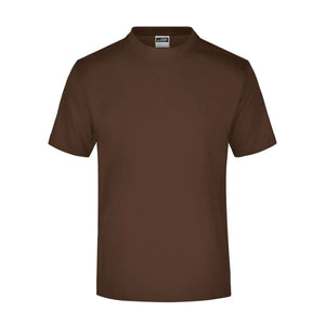 T-shirt Round-t-medium (150g/m²) marrone / S - personalizzabile con logo