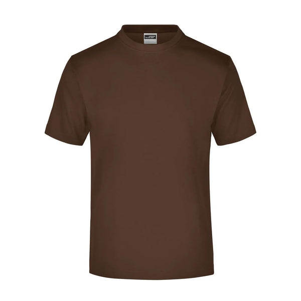 T-shirt Round-t-medium (150g/m²) marrone / S - personalizzabile con logo