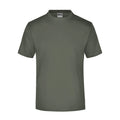 T-shirt Round-t-medium (150g/m²) olive / S - personalizzabile con logo