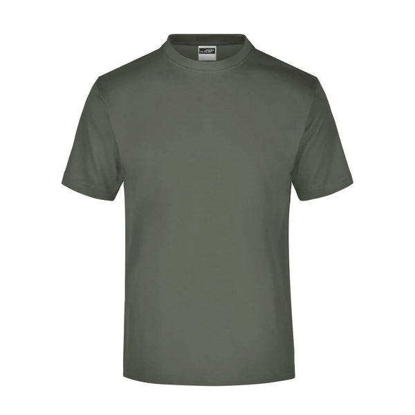 T-shirt Round-t-medium (150g/m²) olive / S - personalizzabile con logo