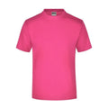 T-shirt Round-t-medium (150g/m²) rosa / S - personalizzabile con logo