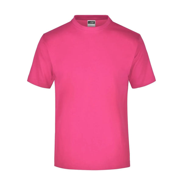 T-shirt Round-t-medium (150g/m²) rosa / S - personalizzabile con logo
