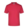 T-shirt Round-t-medium (150g/m²) rosso / S - personalizzabile con logo