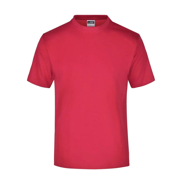 T-shirt Round-t-medium (150g/m²) rosso / S - personalizzabile con logo