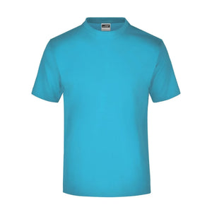 T-shirt Round-t-medium (150g/m²) turquoise / S - personalizzabile con logo