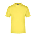 T-shirt Round-t-medium (150g/m²) yellow / S - personalizzabile con logo