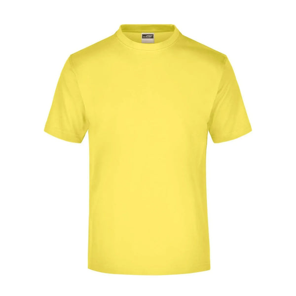 T-shirt Round-t-medium (150g/m²) yellow / S - personalizzabile con logo