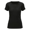 T-shirt Seamless Sports-t nero / XS - personalizzabile con logo