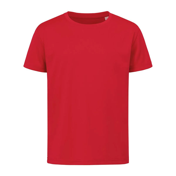 T-shirt Sports-t Kids rosso / XS - personalizzabile con logo
