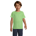 T-Shirt Sporty Kids  140G verde calce / XL - personalizzabile con logo