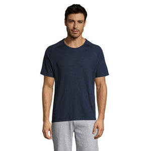 T-Shirt  Sporty Uomo blu navy / XXS - personalizzabile con logo