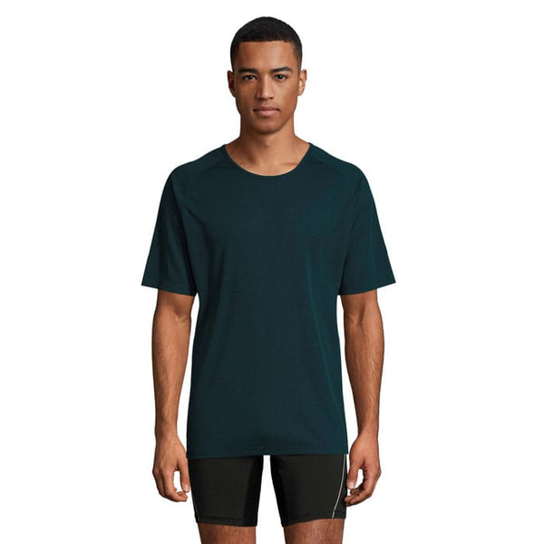 T-Shirt  Sporty Uomo blu / XXS - personalizzabile con logo
