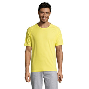 T-Shirt  Sporty Uomo Giallo Limone / XXS - personalizzabile con logo