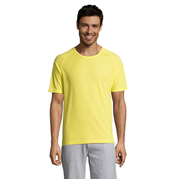 T-Shirt  Sporty Uomo Giallo Limone / XXS - personalizzabile con logo