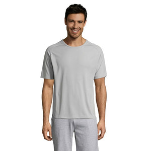 T-Shirt  Sporty Uomo grigio / XXS - personalizzabile con logo