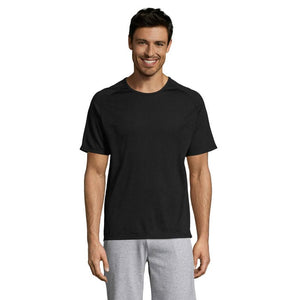 T-Shirt  Sporty Uomo Nero / XXS - personalizzabile con logo