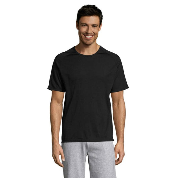 T-Shirt  Sporty Uomo Nero / XXS - personalizzabile con logo
