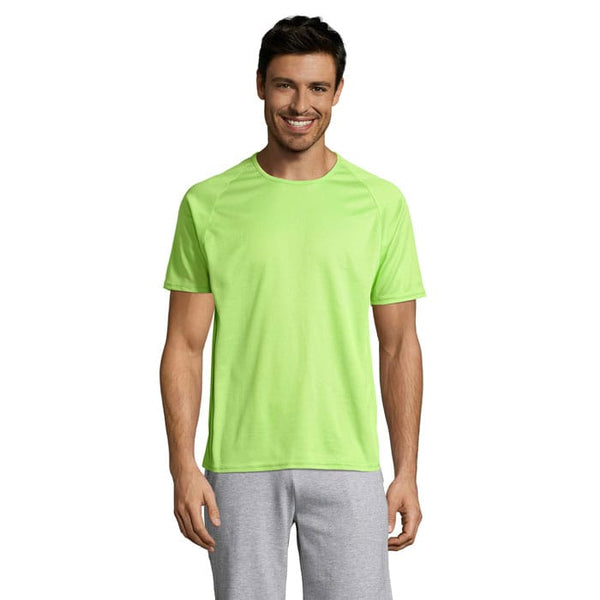 T-Shirt  Sporty Uomo verde calce / XXS - personalizzabile con logo