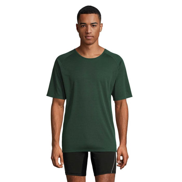 T-Shirt  Sporty Uomo verde / XXS - personalizzabile con logo