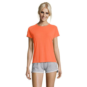 T-Shirt Sporty Women   140G arancione / XS - personalizzabile con logo