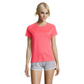 T-Shirt Sporty Women   140G Neon Coral / XS - personalizzabile con logo