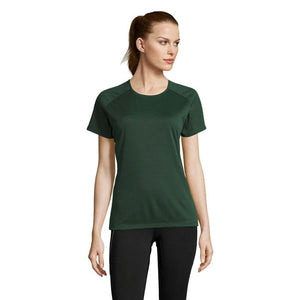 T-Shirt Sporty Women   140G verde / XS - personalizzabile con logo