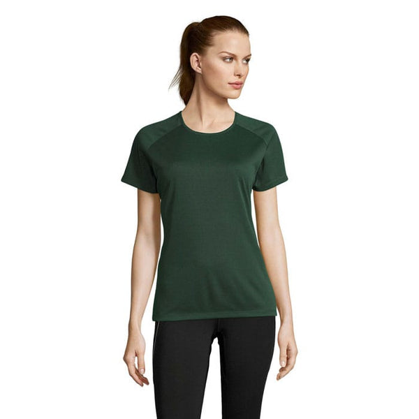 T-Shirt Sporty Women   140G verde / XS - personalizzabile con logo