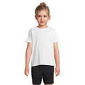 T-Shirt Sprint Kids Sports Bianco / L - personalizzabile con logo