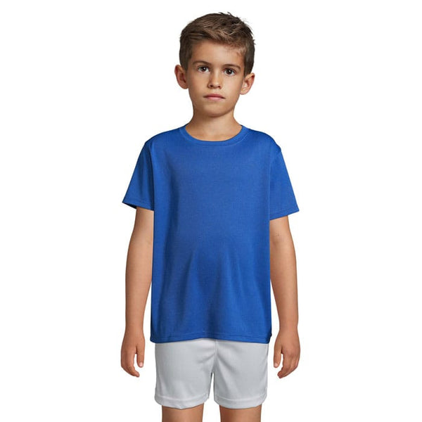 T-Shirt Sprint Kids Sports Blu Royal / L - personalizzabile con logo