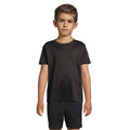 T-Shirt Sprint Kids Sports Nero / L - personalizzabile con logo