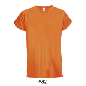 T-Shirt Sprint Uni  130G arancione / XXS - personalizzabile con logo
