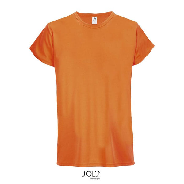 T-Shirt Sprint Uni  130G arancione / XXS - personalizzabile con logo