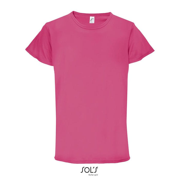 T-Shirt Sprint Uni  130G fucsia / XXS - personalizzabile con logo