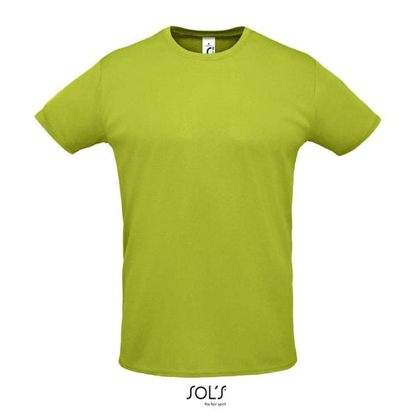 T-Shirt Sprint Uni  130G verde calce / XXS - personalizzabile con logo